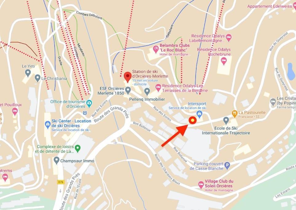 Le Tronador - 2 Pieces Au Pied Des Pistes Apartman Orcières Kültér fotó